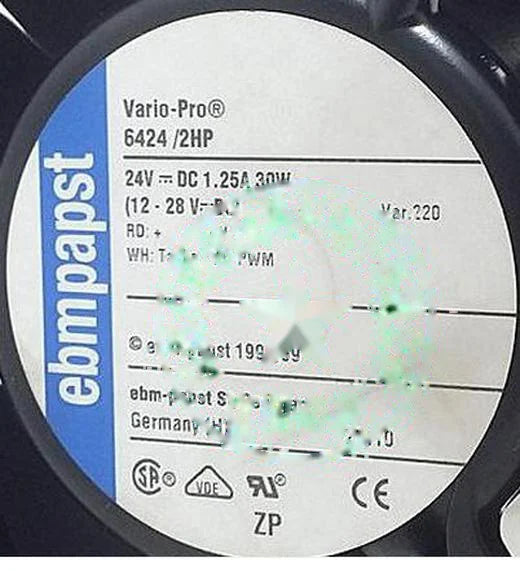 1pc new fan TYP 6424/2 6424/2HP 6424/2HR 24V EBMPAPST freeship