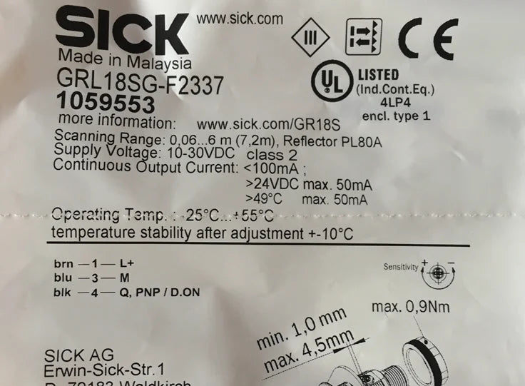 1PC NEW SICK GRL18SG-F2337 free shipping