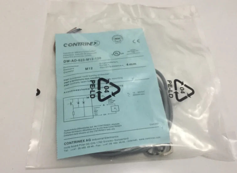 DW-AD-623-M12-120 1PCS NEW contrinex proximity switch free ship