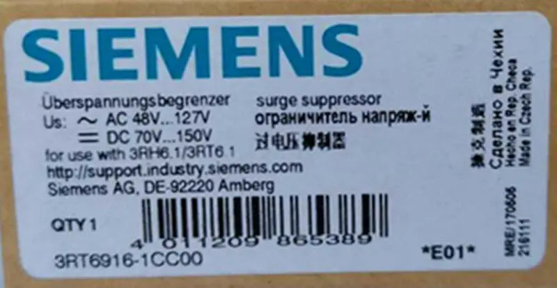1pc    Siemens  3RT6916-1CC00   free shipping