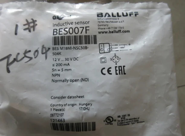 BES M18MI-NSC50B-S04K 1PC New BALLUFF Proximity Switch free ship