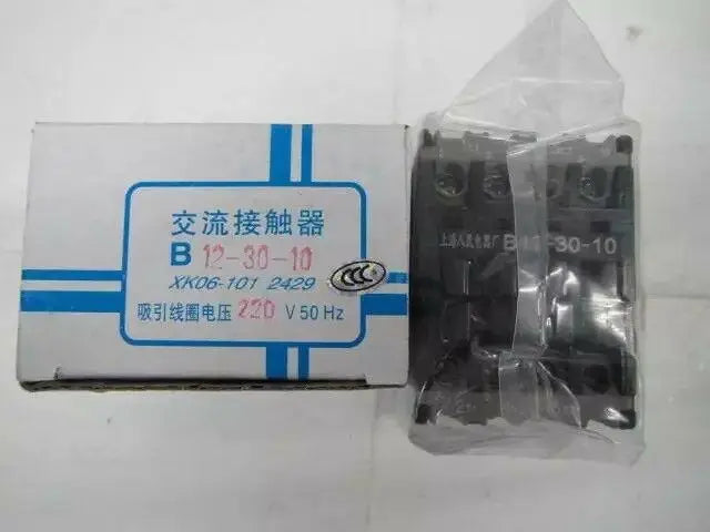 New SHANGHAIRENMIN B12-30-10 AC220V Ac contactor free shipping