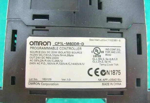 New Omron Programmable Controller PLC CP1L-M60DR-D CP1L M60DR D free shipping