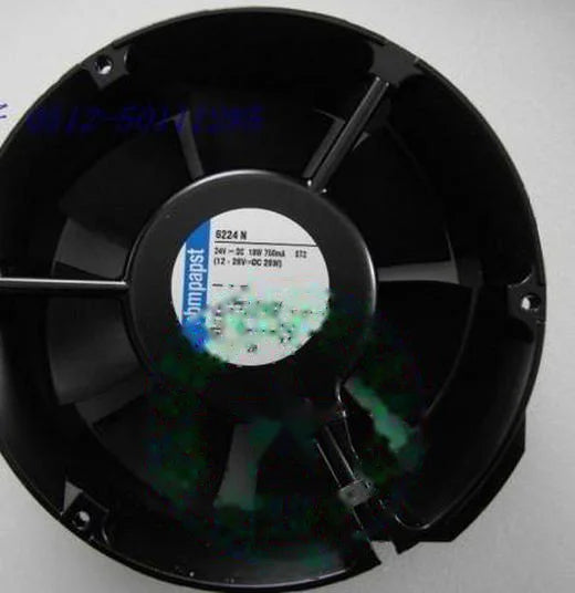 1pc new fan 6224 NM 24VDC 12W EBMPAPST 172*51MM freeship