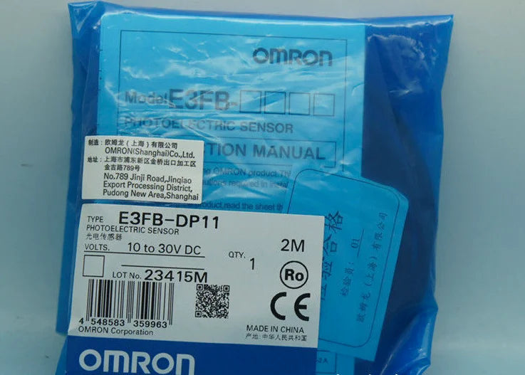 New  Omron  E3FB-DP11  Photoelectric  sensor  free shipping