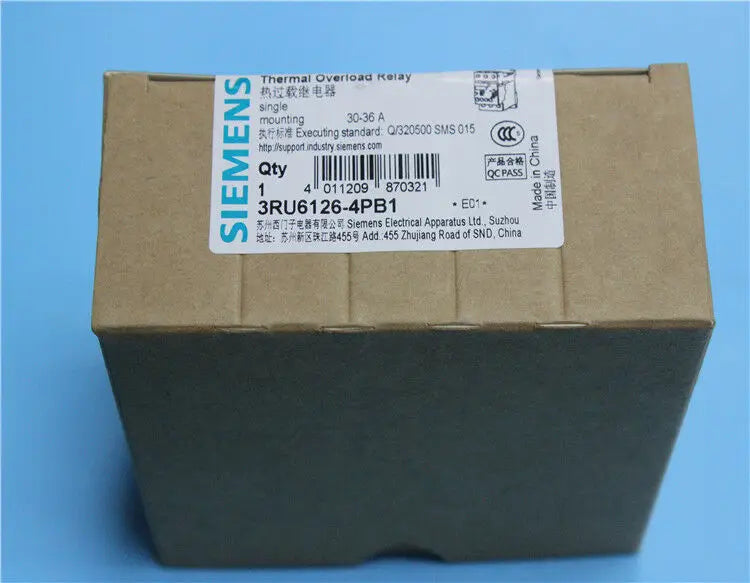 1pc      Siemens  3RU6126-4PB1  30-36A  Thermal relay   free shipping
