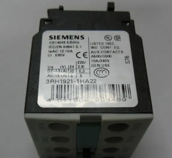 3RH1921-1HA22 3RH19 21-1HA22 New Siemens auxiliary contact free shipping