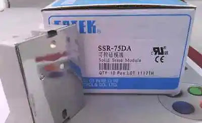 SSR-75DA SSR75DA 1PCS NEW Fotek Soild State Relay free shipping