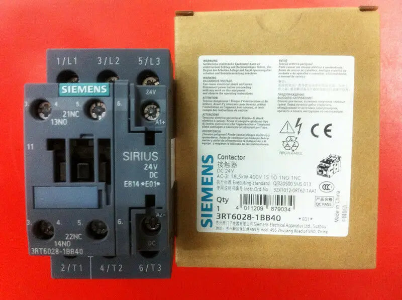 1pc      Siemens  3RT6028-1BB40  DC24V   contactor  free shipping