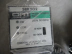 New ORIENTAL MOTOR SBR502 governor free shipping