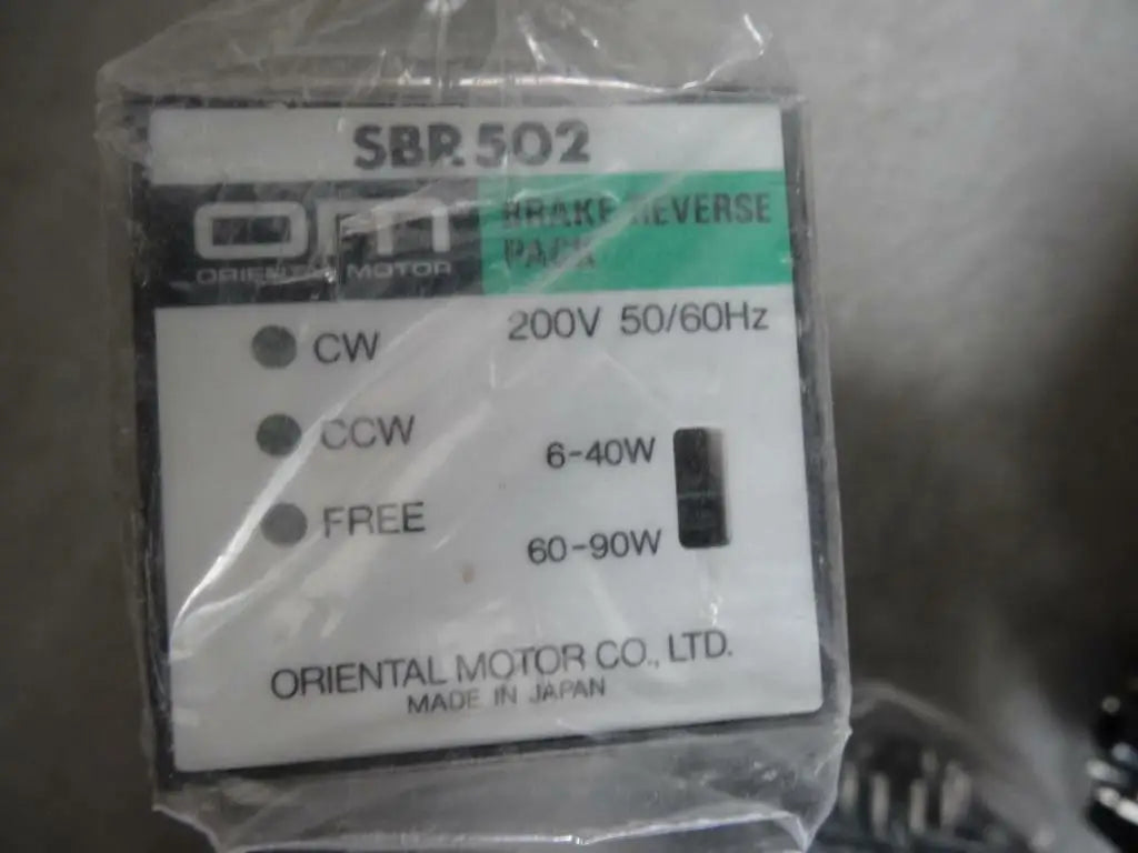 New ORIENTAL MOTOR SBR502 governor free shipping