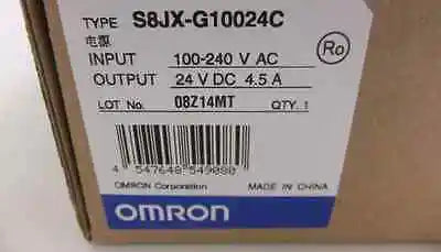 S8JX-G10024C S8JXG10024C 1pcs New Omron Power Supply free shipping