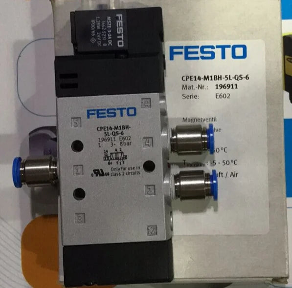 CPE14-M1BH-5L-QS-6 196911 1PC New FESTO Solenoid Valve free shipping