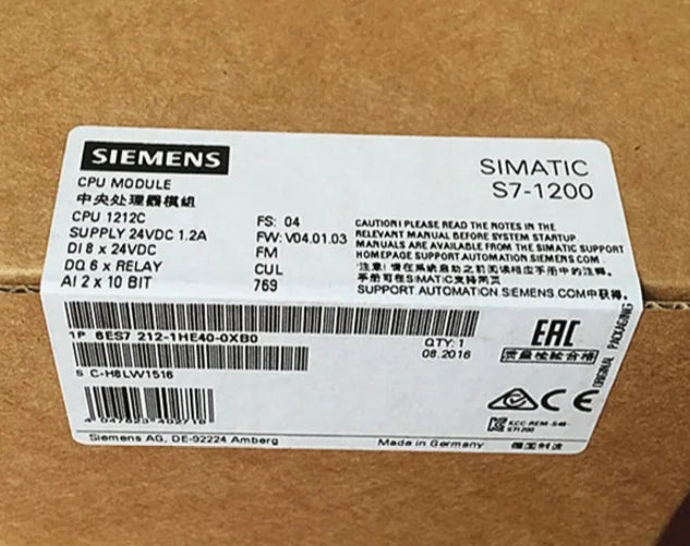 6ES7212-1HE40-0XB0 6ES7 212-1HE40-0XB0 1PCS new Siemens free shipping