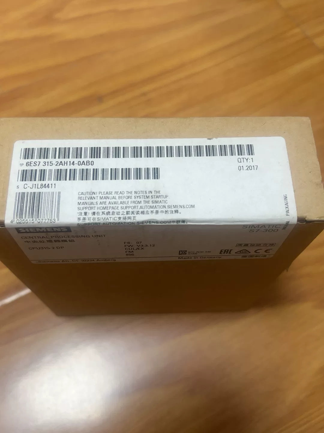 1PC New for Siemenz 6ES7315-2AH14-0AB0