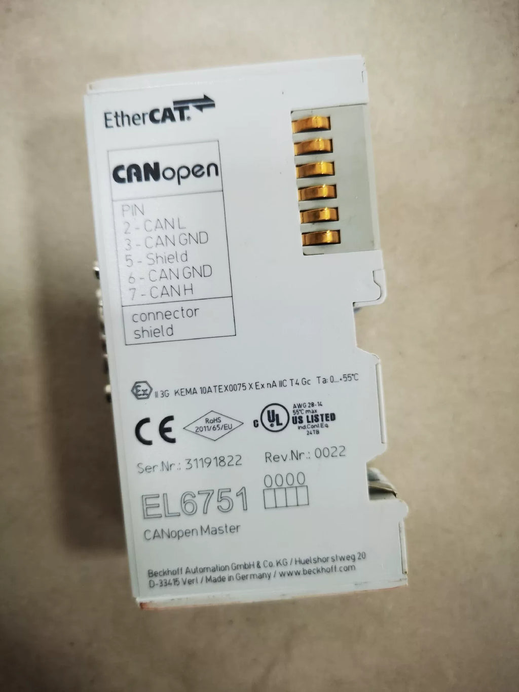 1pc New   Beckhoff EL6751