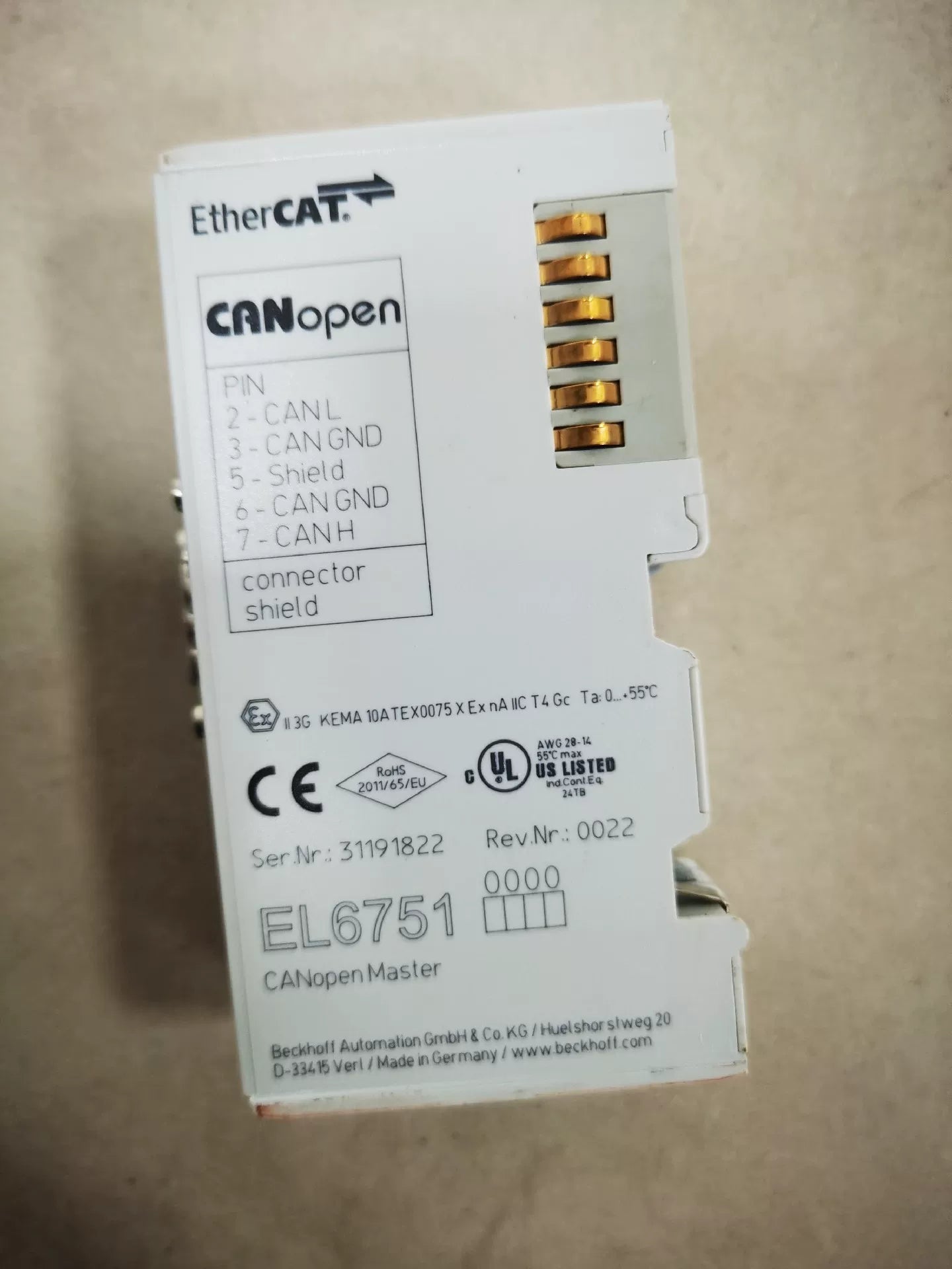 1pc New   Beckhoff EL6751