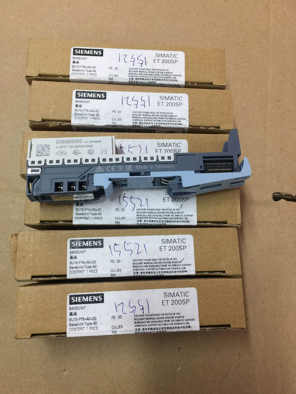 1pc New   SIEMENS 6ES7193-6BP00-0DA0