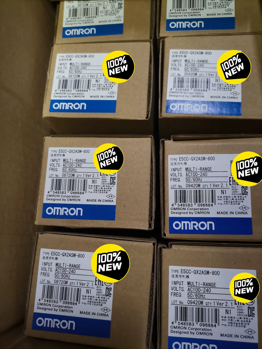 1pc New   Omron E5CC-QX2ASM-800