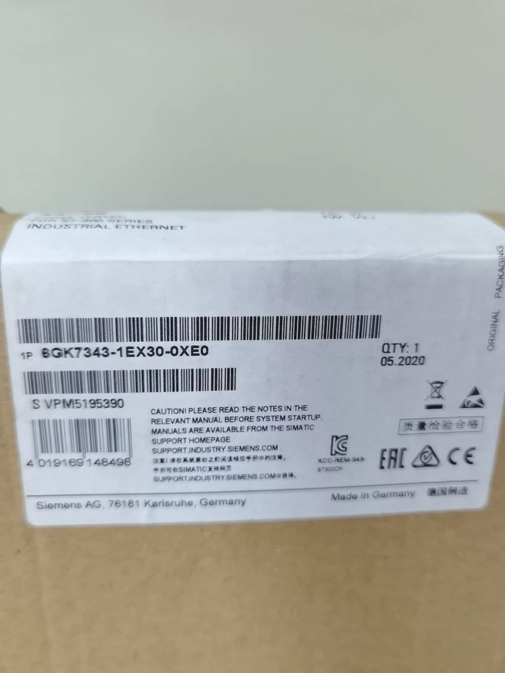 1PC New for Siemenz 6GK343-1EX30-0XE0