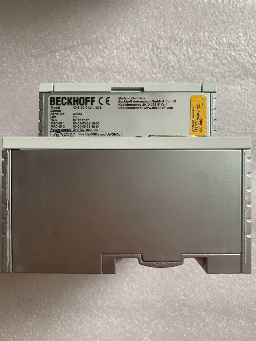 1pc New   Beckhoff CX5130-0121