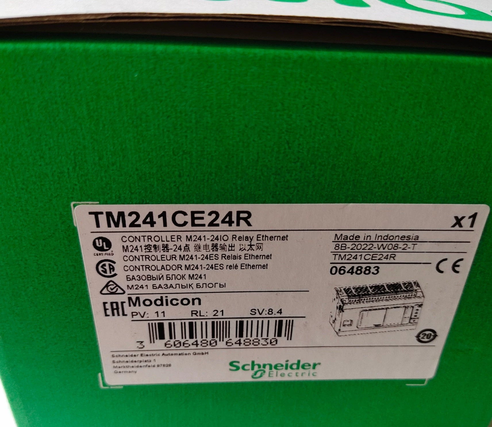 1pc new in box freeship TM241CE24R