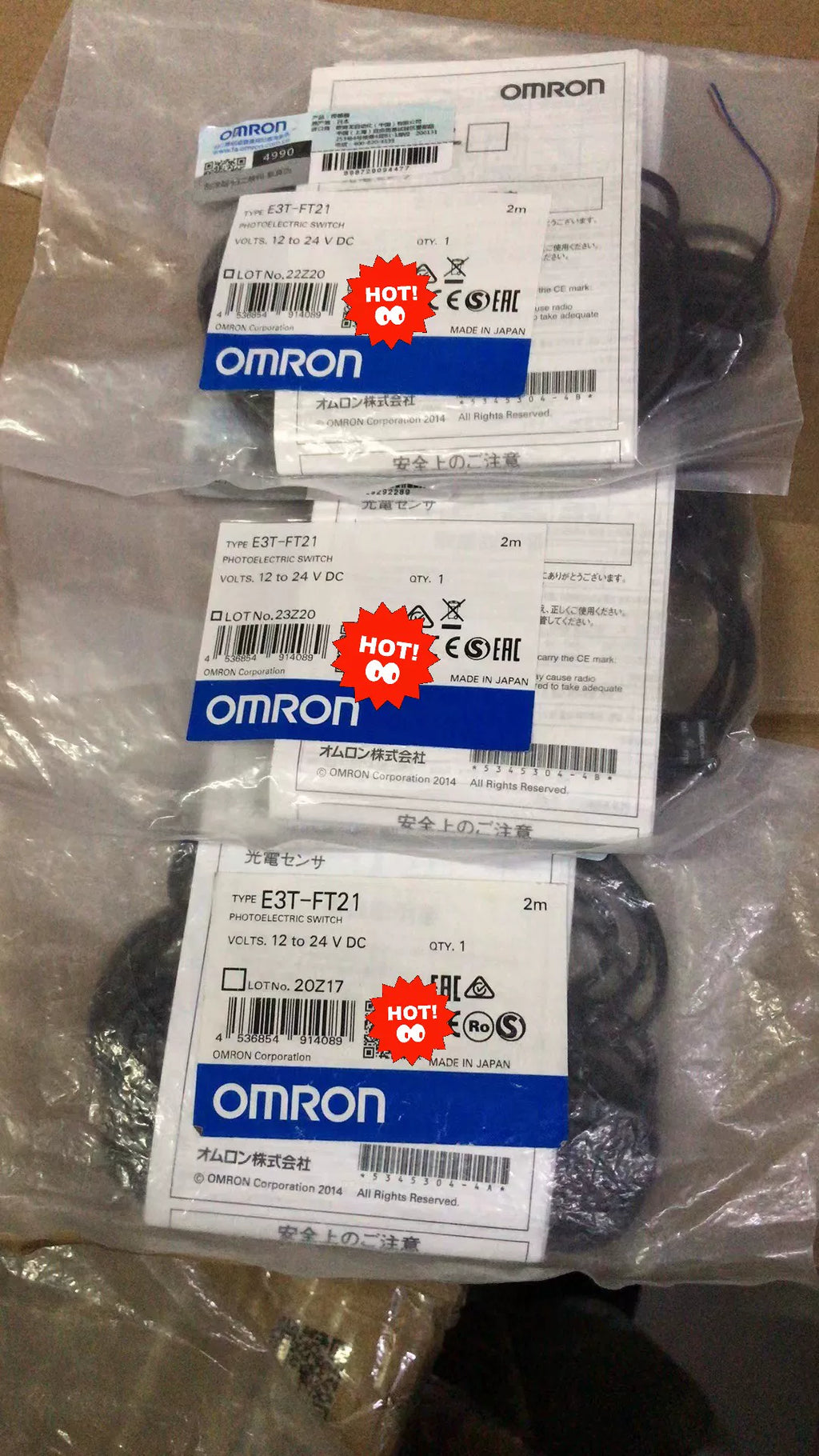 1pc New   Omron E3T-FT21