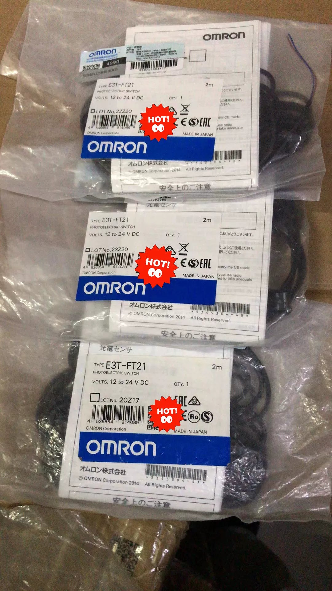 1pc New   Omron E3T-FT21