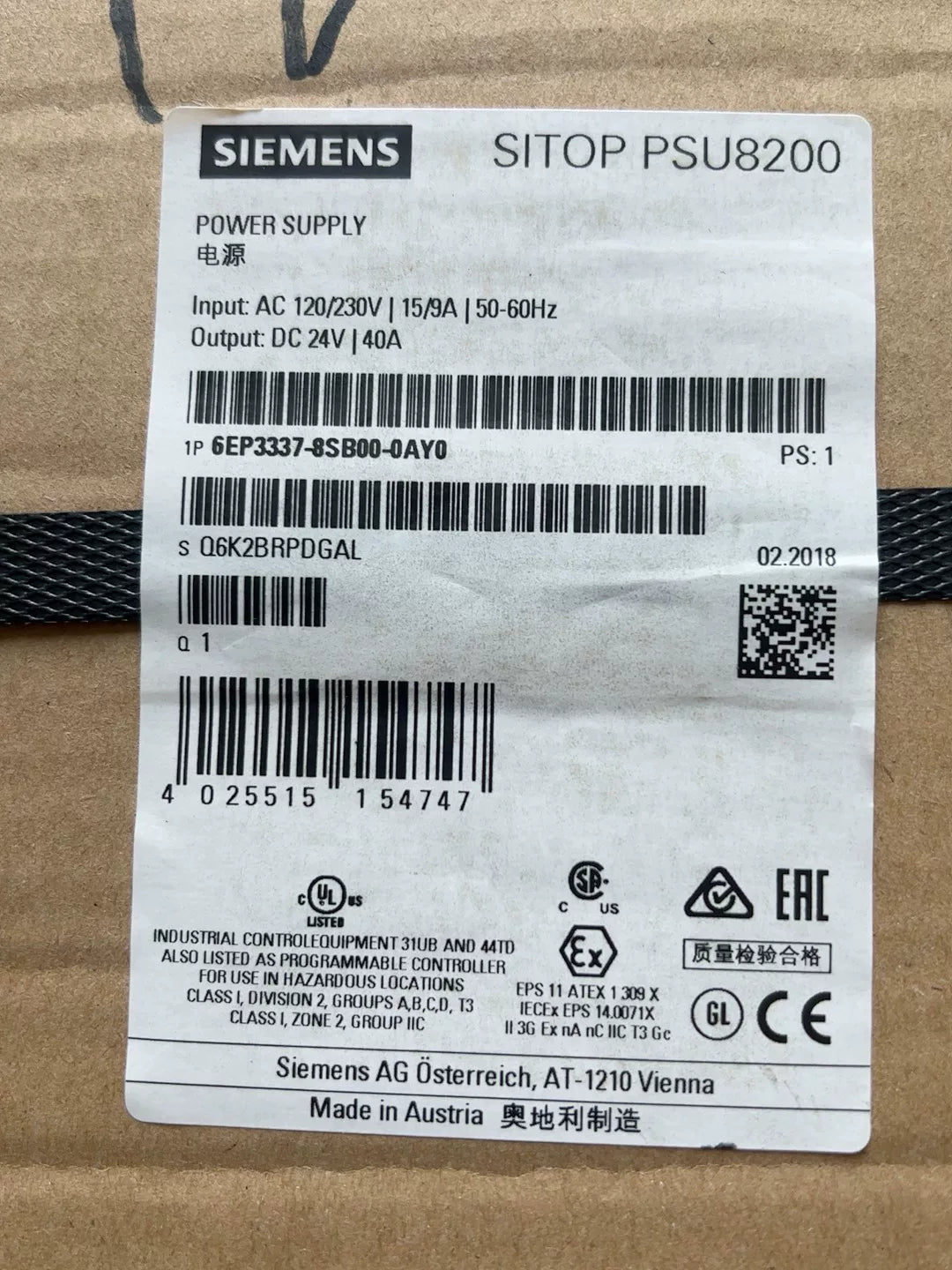 1PC New for Siemenz 6EP3337-8SB00-0AY0