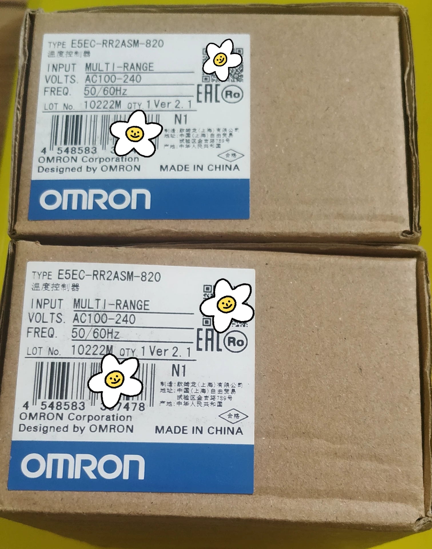 1pc New   Omron E5EC-RR2ASM-820