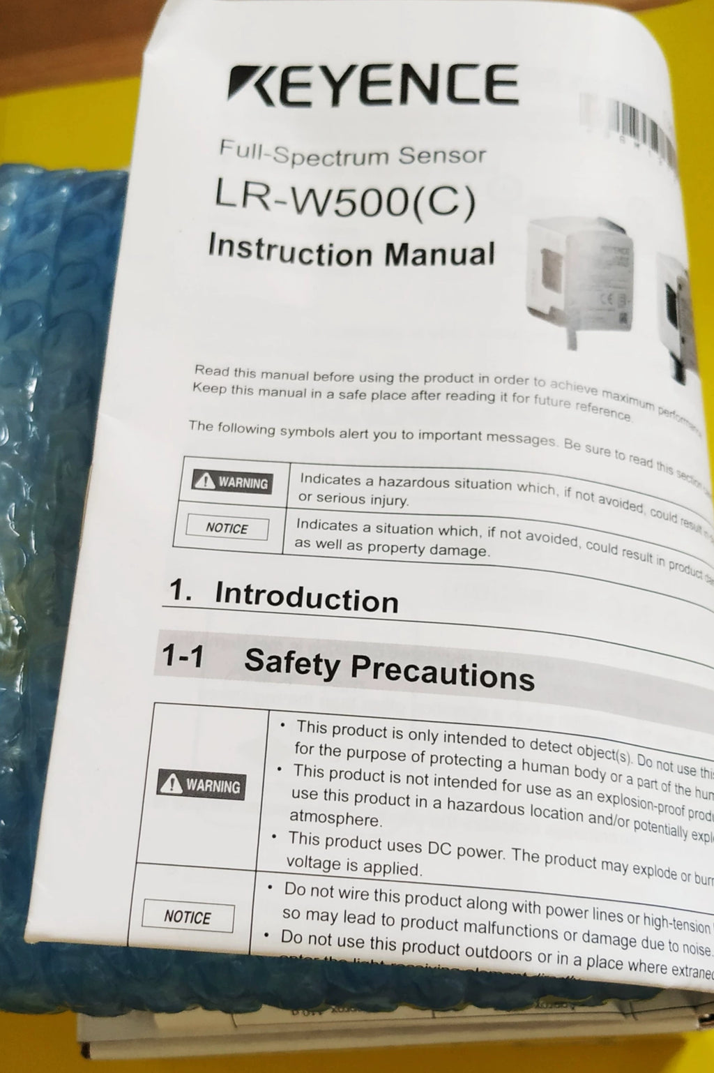 1pc New   KEYENCE LR-W500