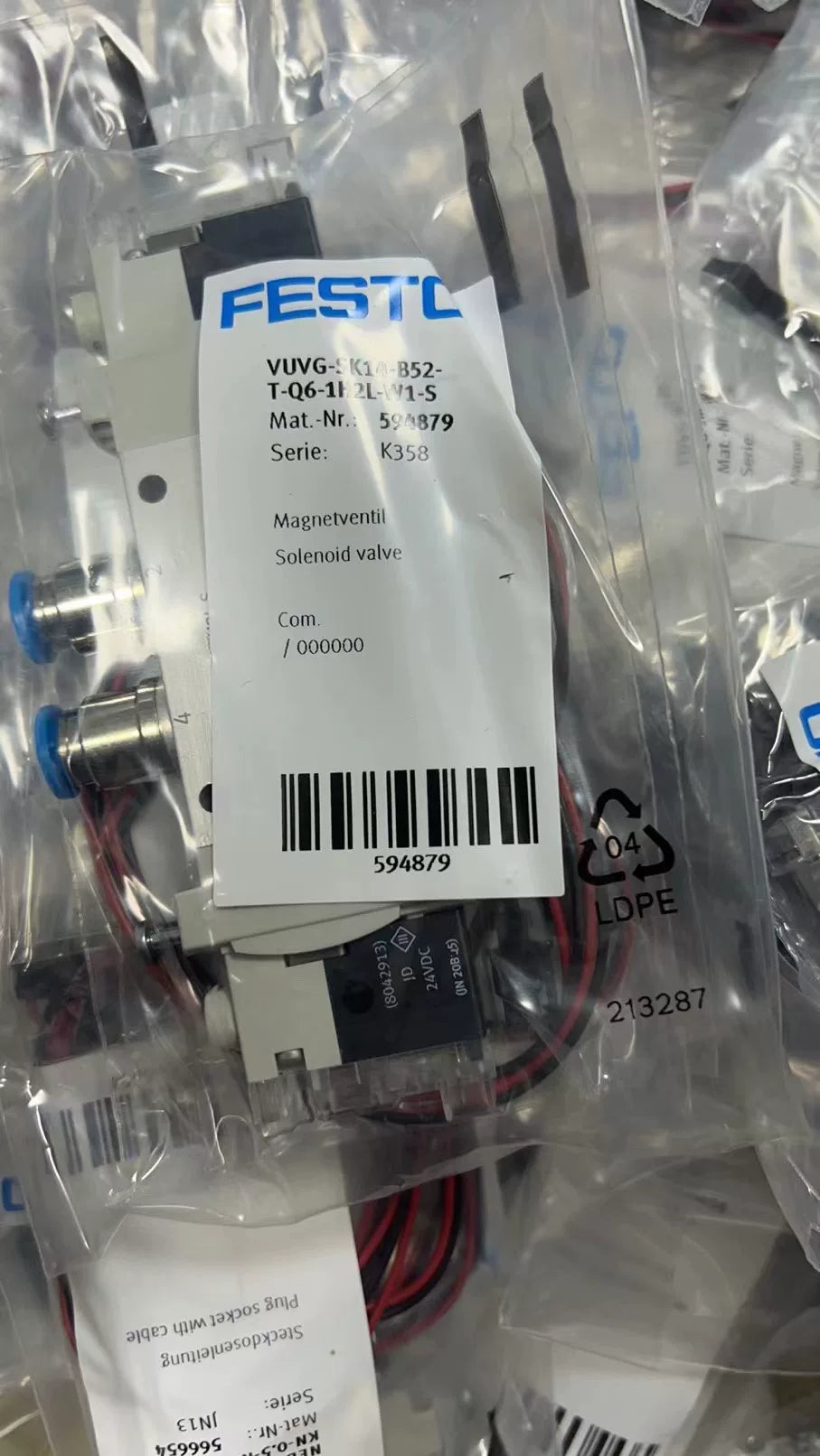 1pc new in box freeshipping Festo VUVG-LK14-B52-T-Q6-1H2L-W1-S  594879