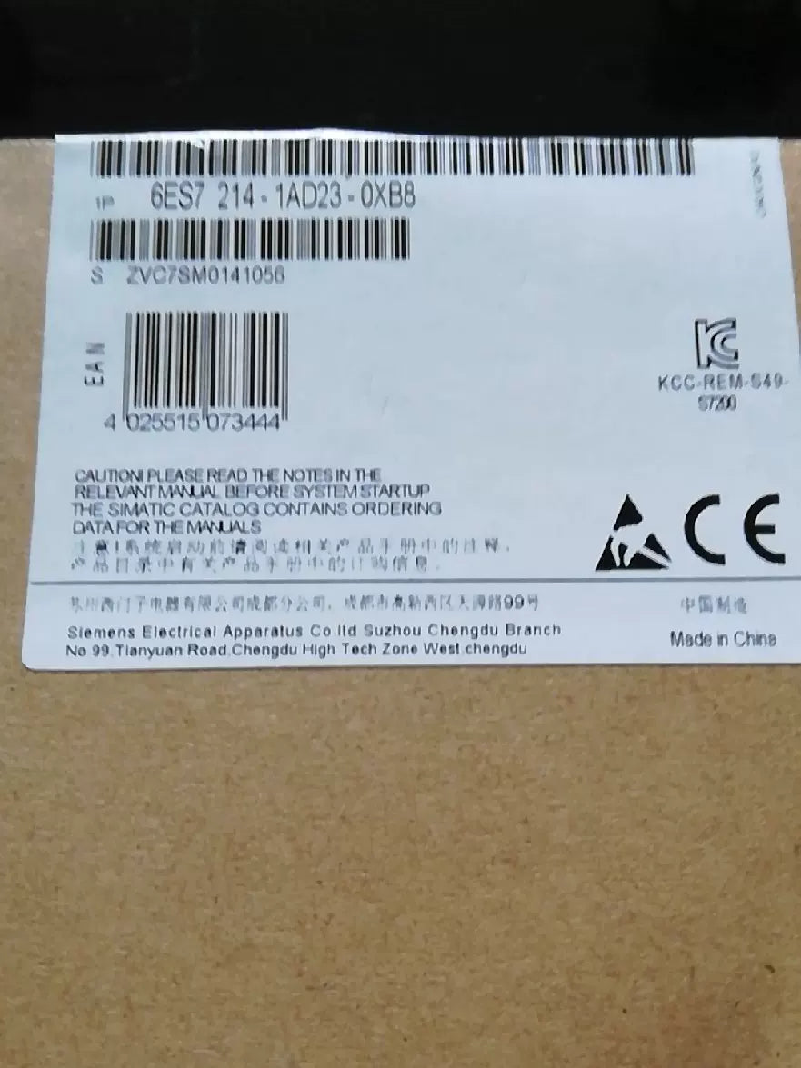 1PC NEW FOR  SIEMENS 6ES7214-1AD23-0XB8  Free ship