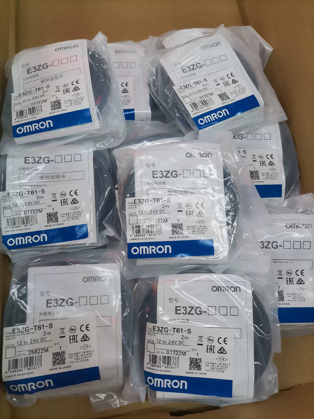 1pc New   Omron E3ZG-T61-S