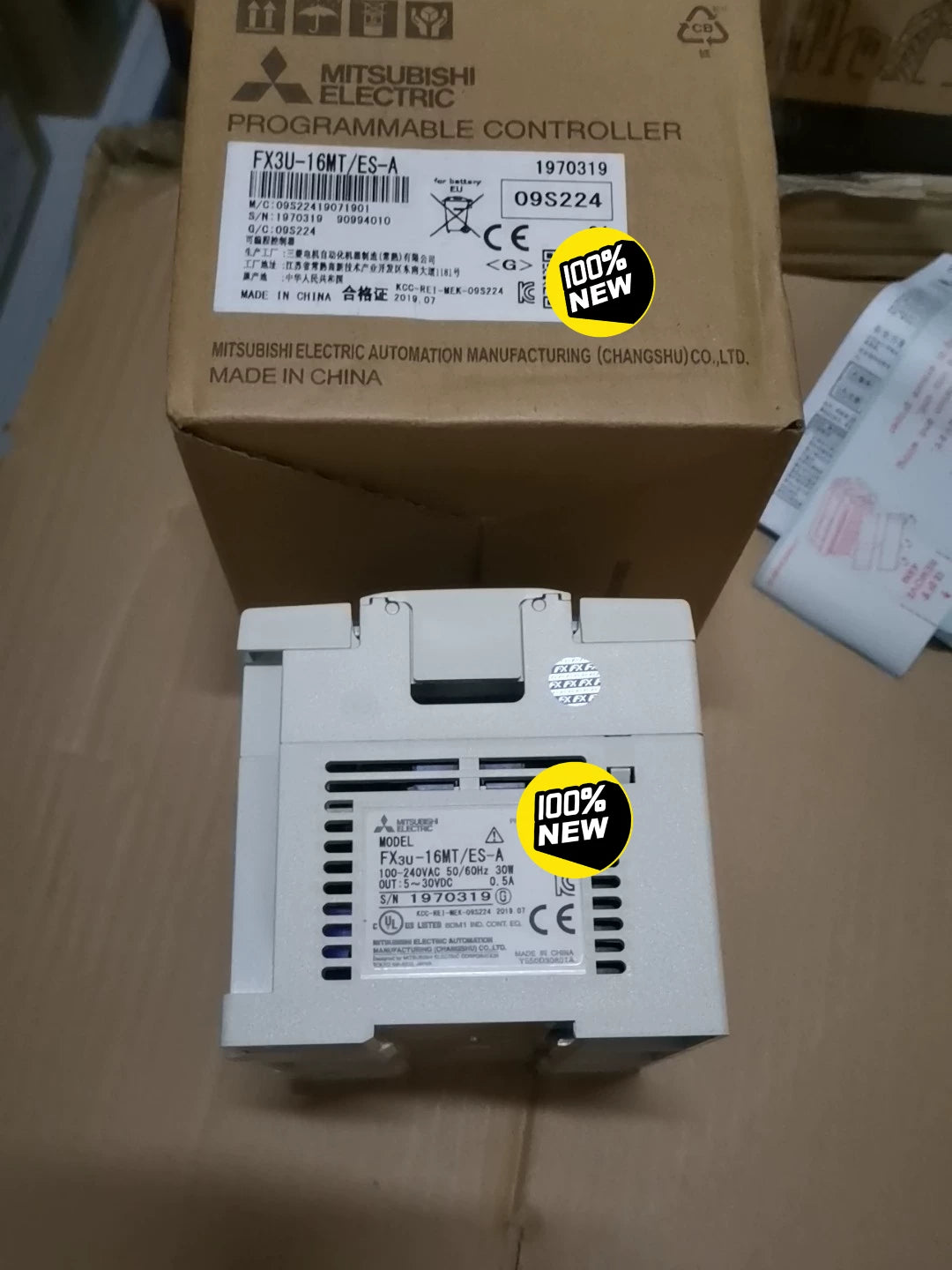 1pc New   Mitsubishi FX3U-16MT/ES-A