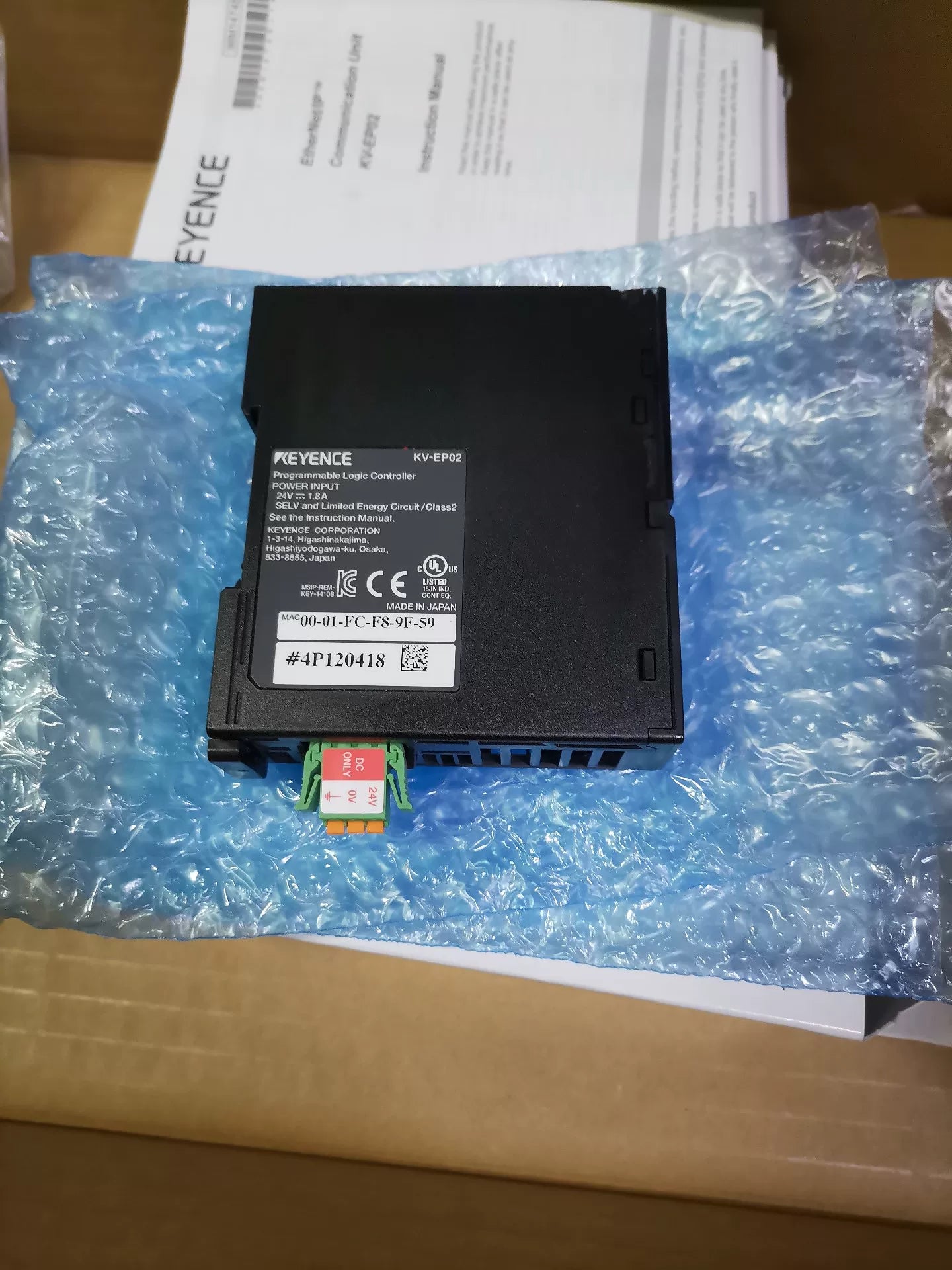 1pc New   KEYENCE KV-EP02