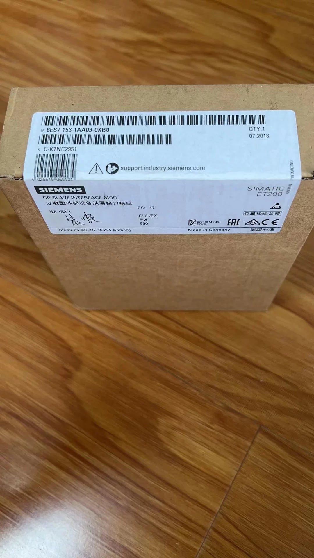 1PC New for Siemenz 6ES7153-1AA03-0XB0