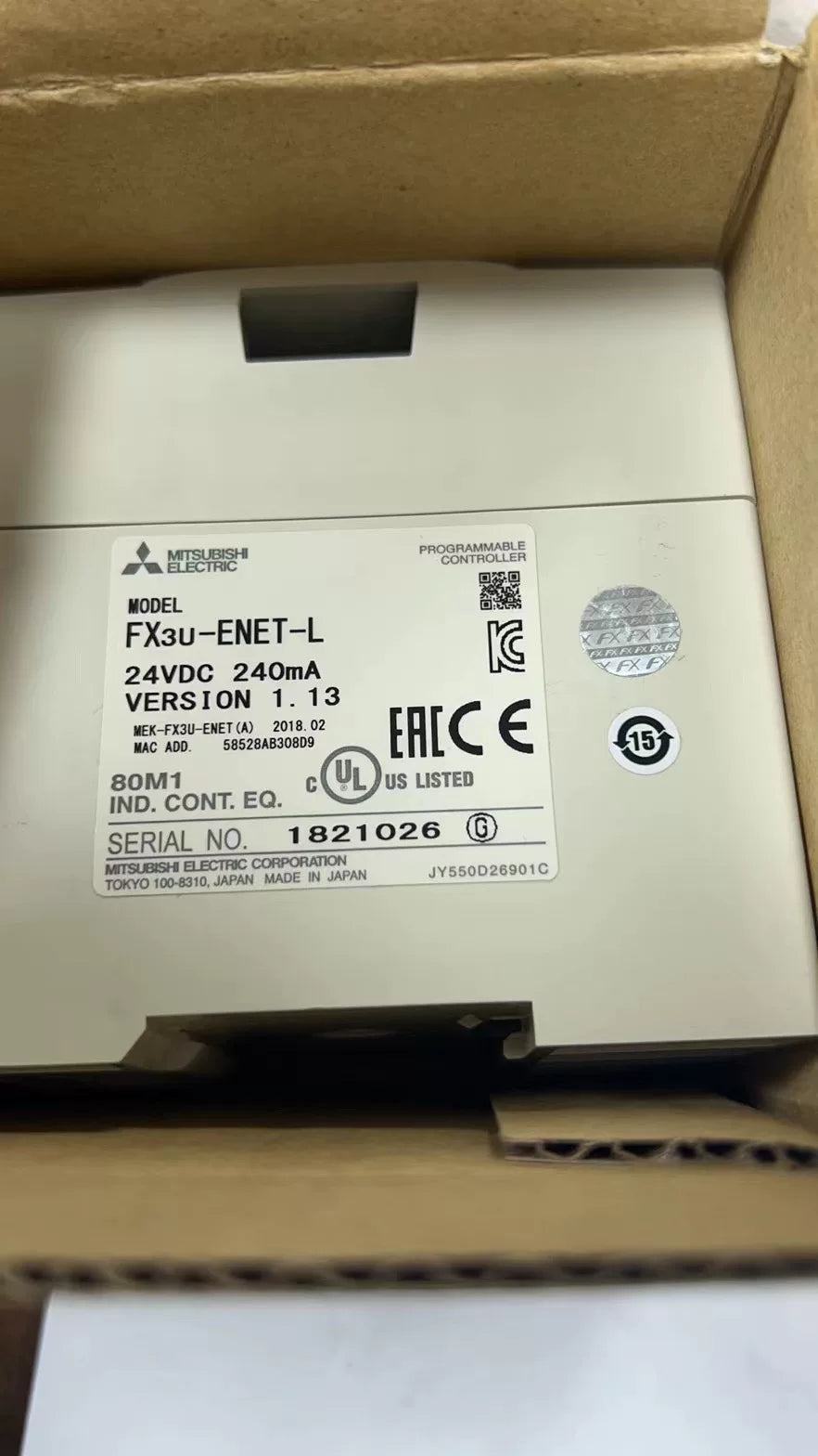 1pc new in box freeshipping Mitsubishi FX3U-ENET-L