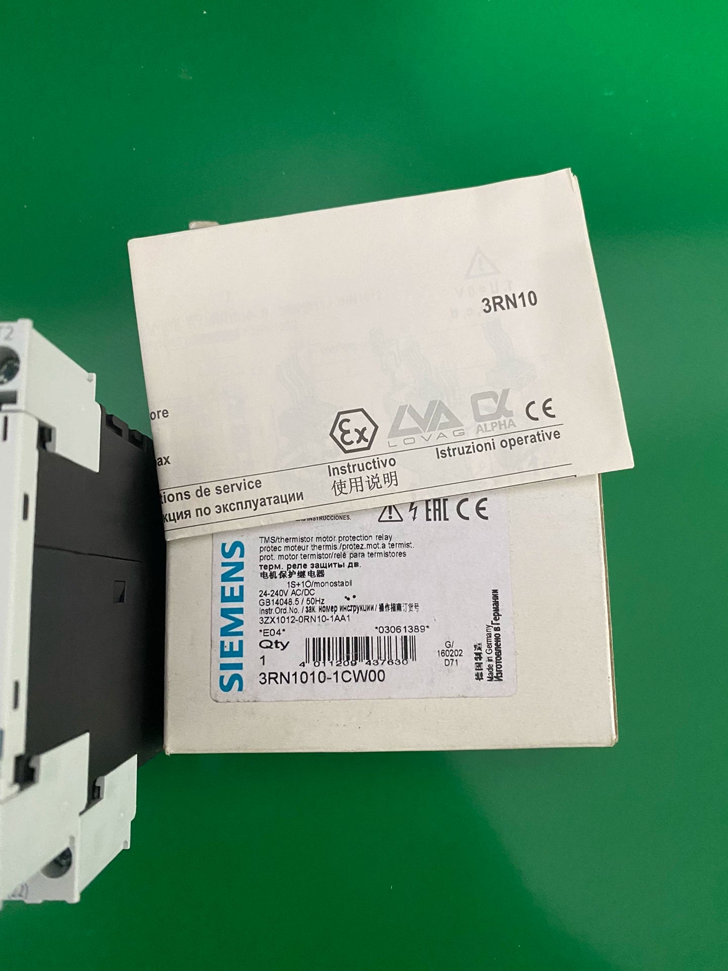 1pc new  SIEMENS 3RN1010-1CW00 24-240V