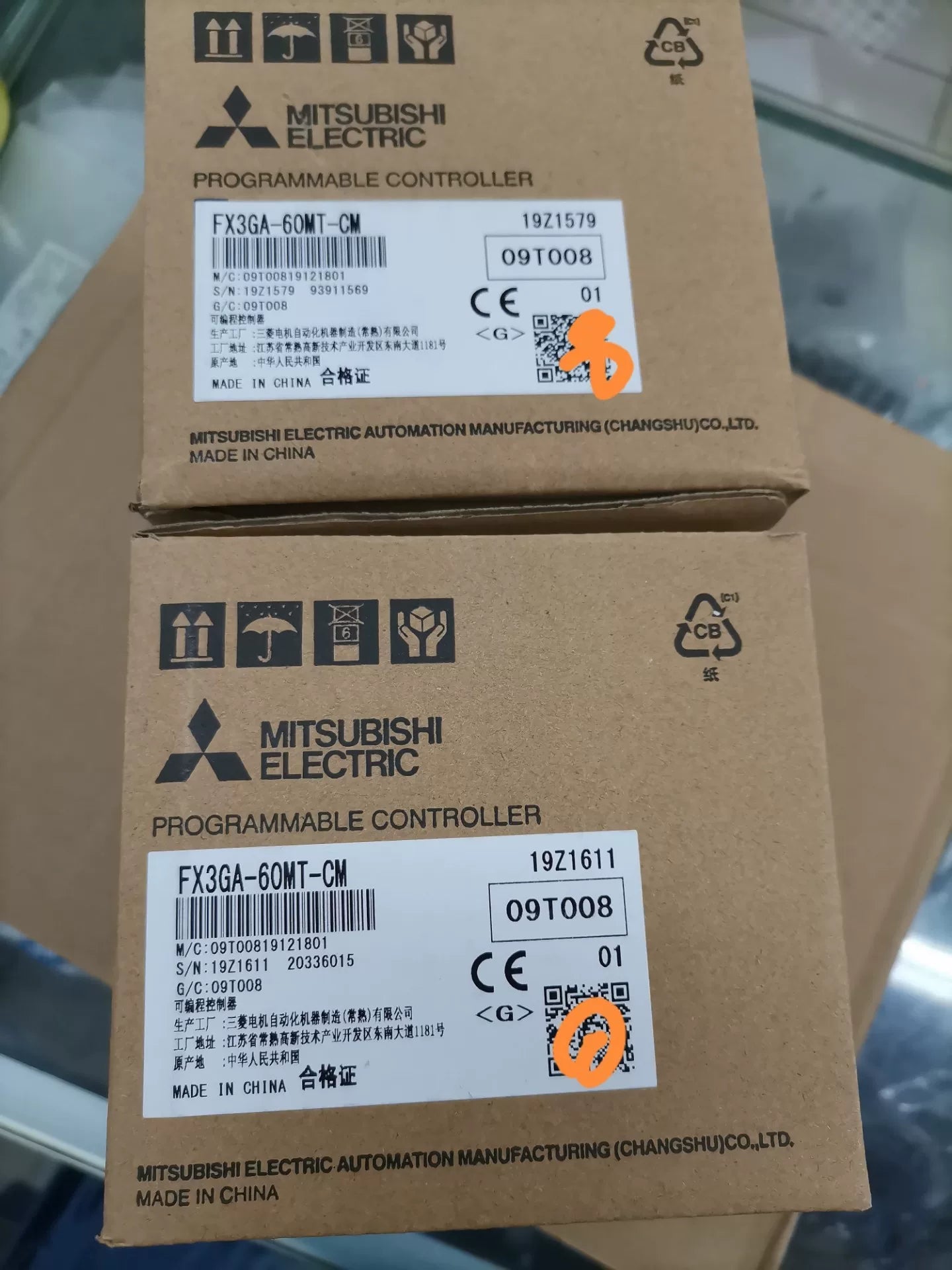 1pc New   Mitsubishi FX3GA-60MT-CM