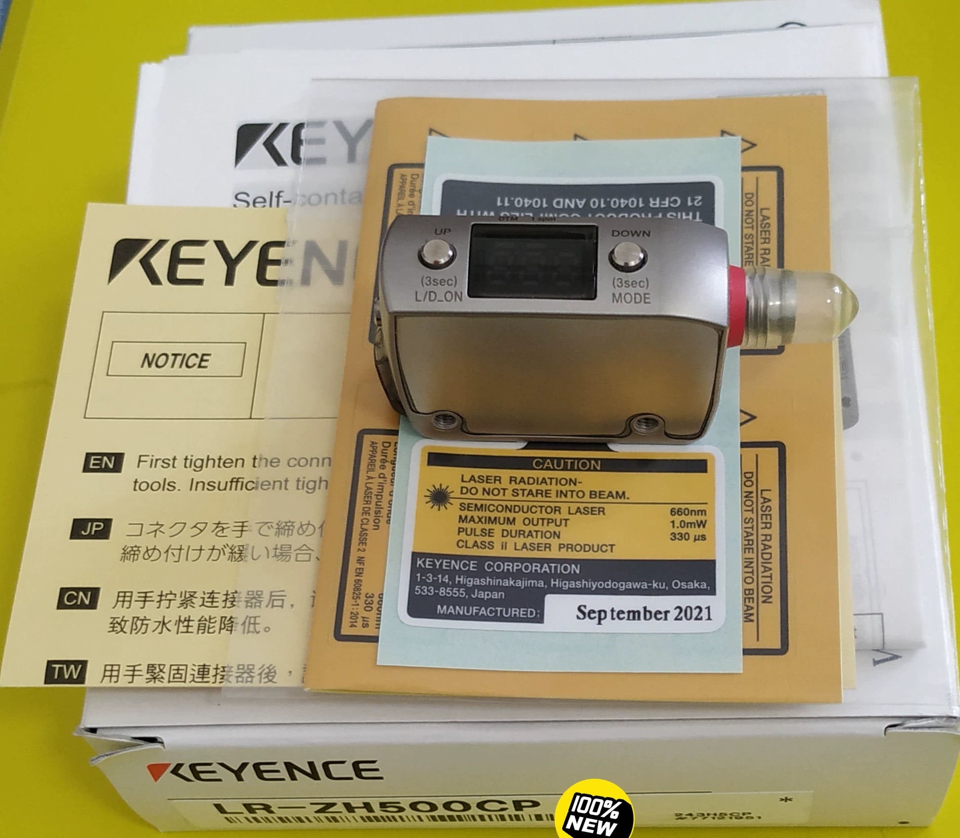 1pc New   KEYENCE LR-ZH500CP