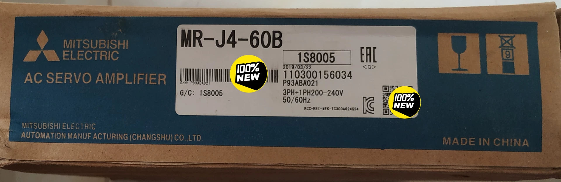 1pc New   Mitsubishi MR-J4-60B