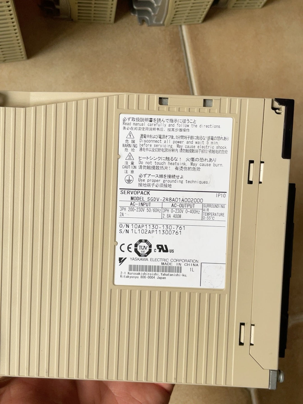 1pc new for YASKAWA SGDV-2R8A01A