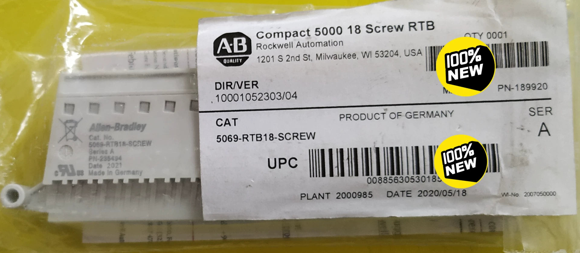 1pc New   A+B 5069-RTB18-SCREW