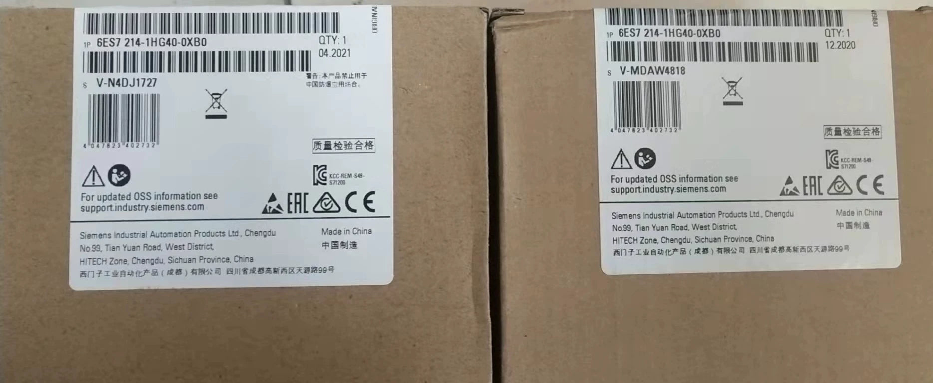 1pc new in box freeshipping SIEMENS 6ES7 214-1HG40-0XB0 6ES7214-1HG40-0XB0