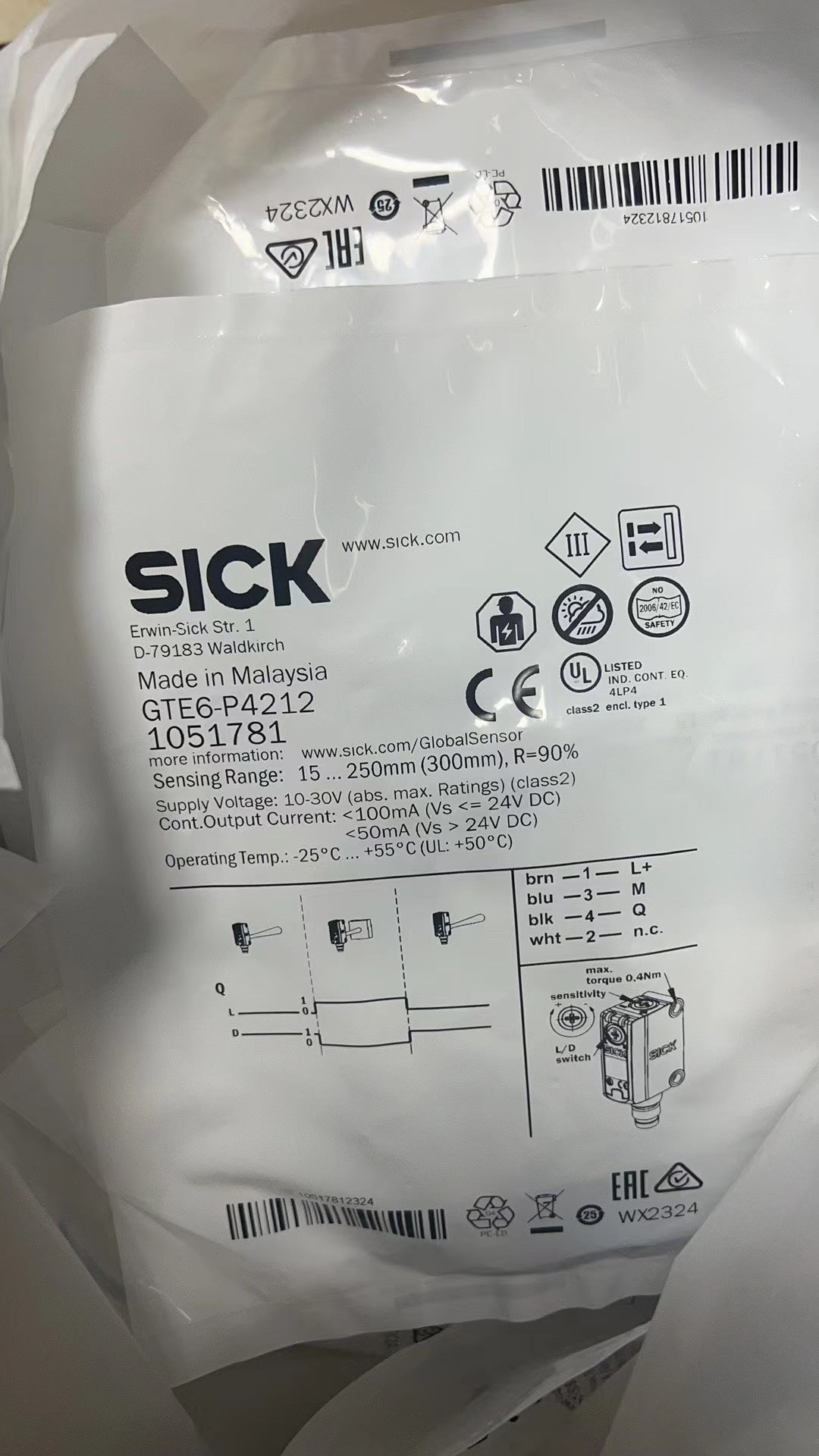1pc new in box freeshipping SICK GTE6-P4212
