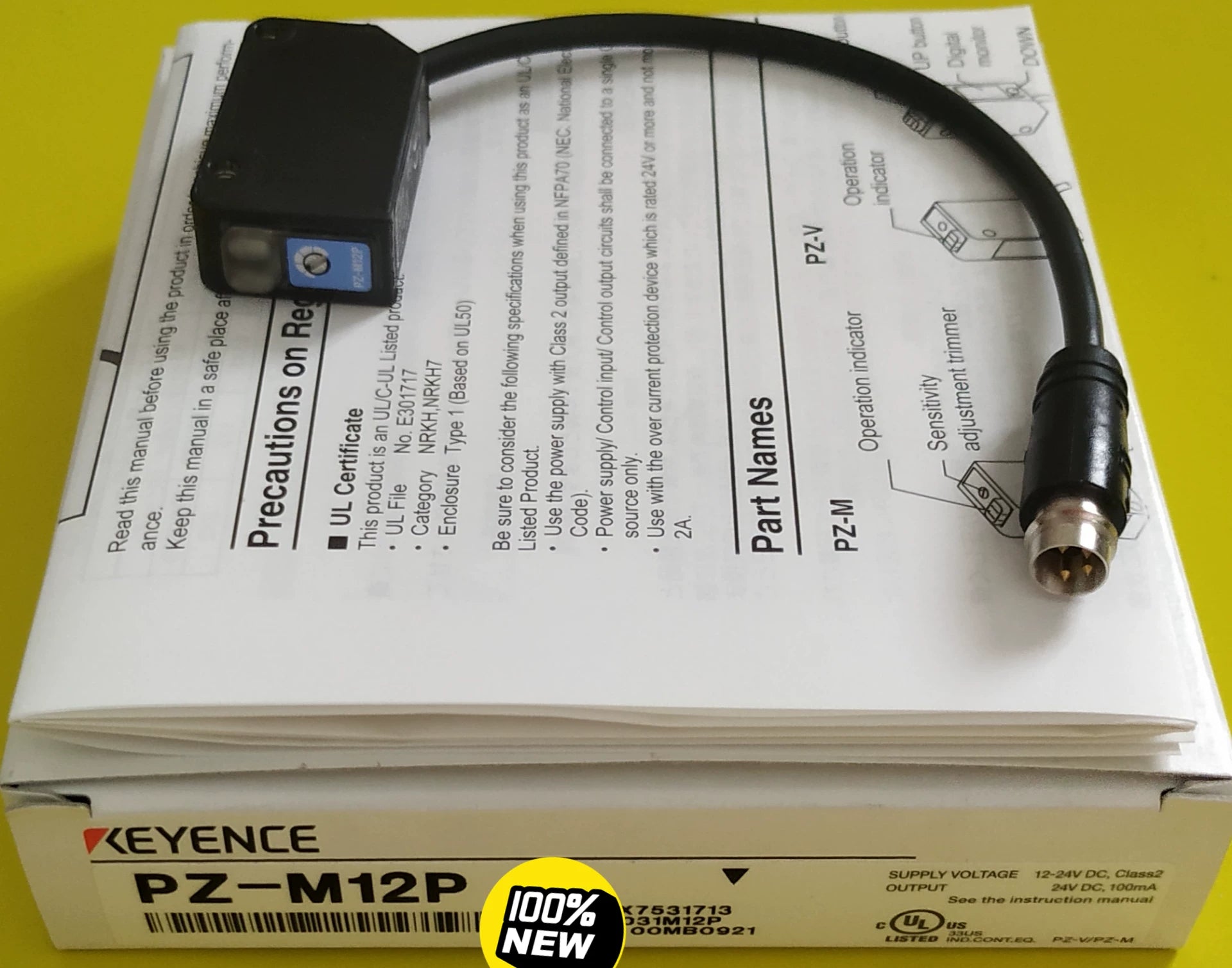 1pc New   KEYENCE PZ-M12P