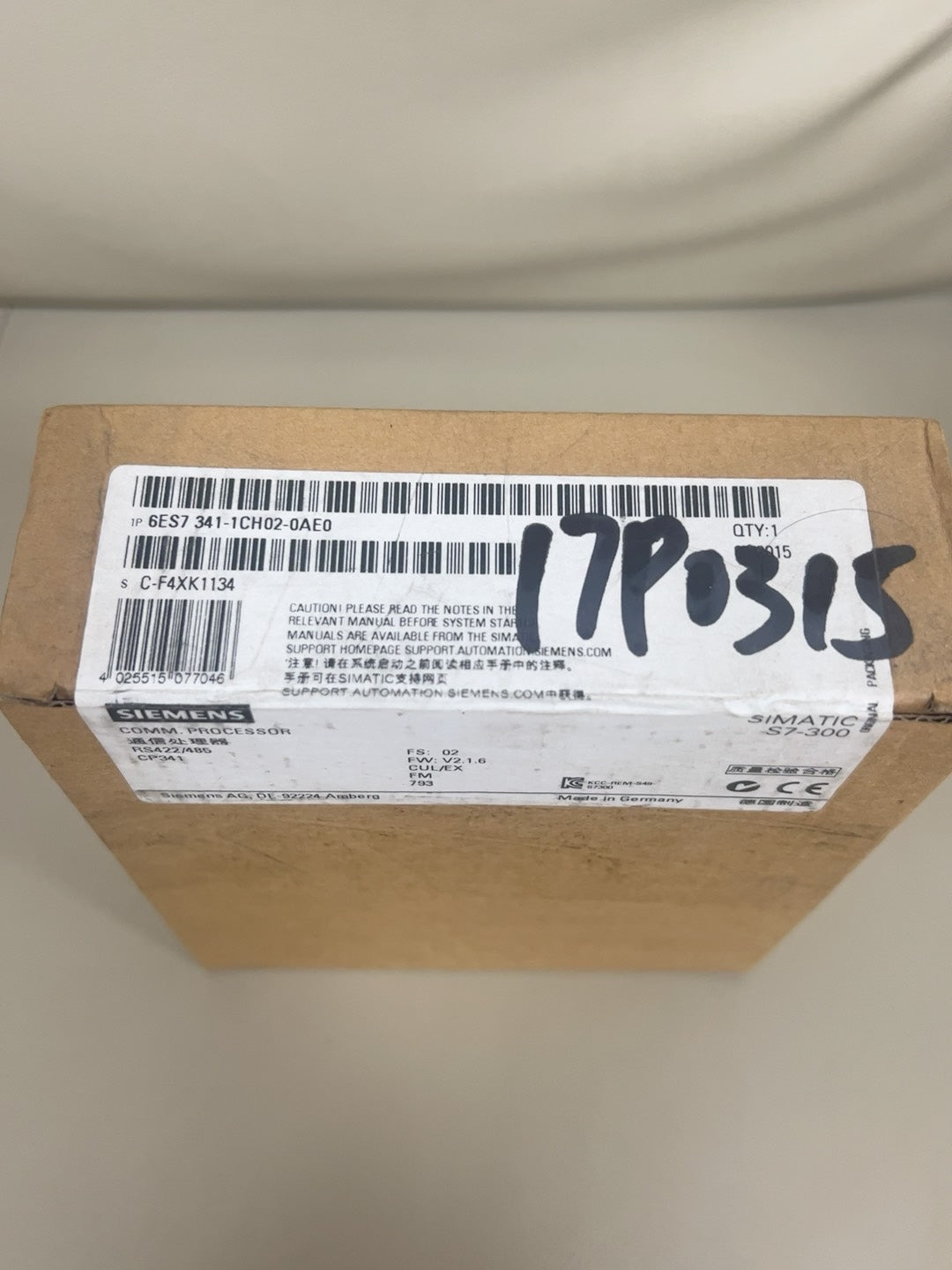 1PC New for Siemenz 6ES7341-1CH02-0AE0