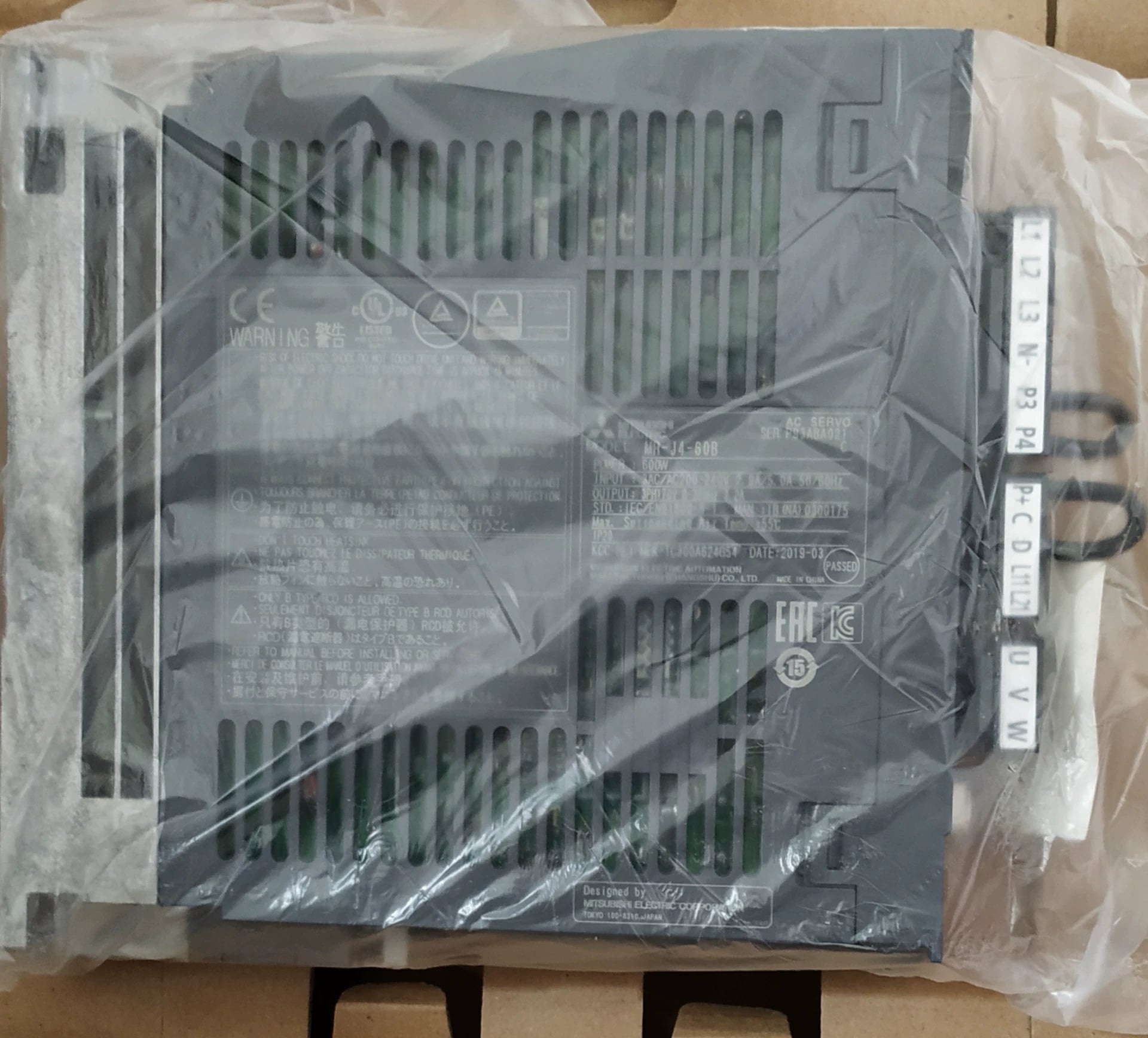 1pc New   Mitsubishi MR-J4-60B