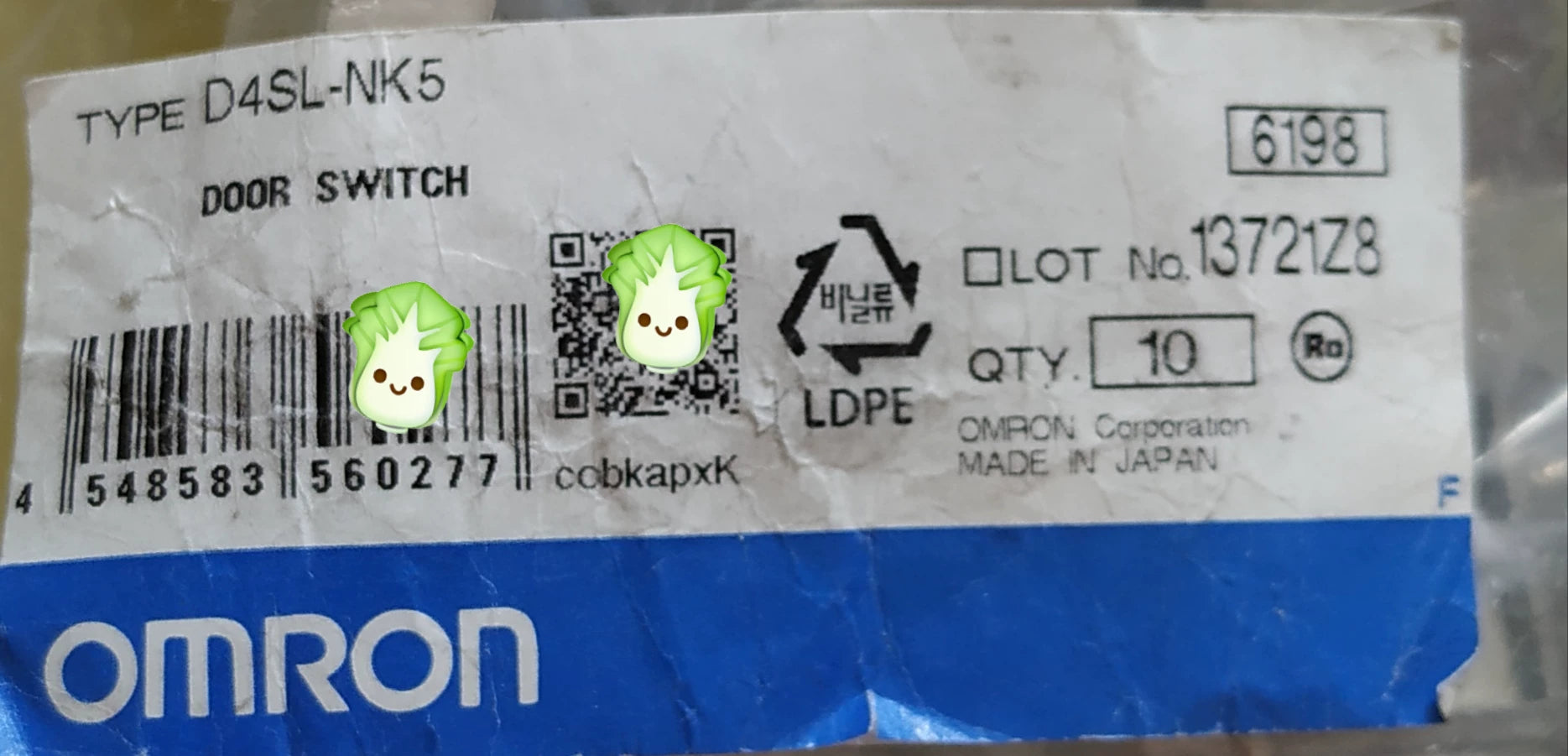 1pc New   Omron D4SL-NK5